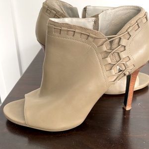 Cole haan peep toe bootie